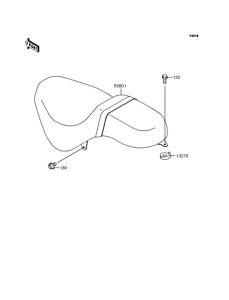 BN125 Сиденье