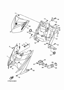 XC125SR レツグシールド