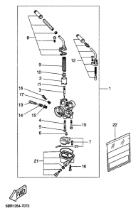 YQ50 Карбюратор