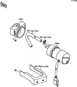 VN1500 Топливный насос