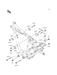 BJ250 Рама ,крепежные детали
