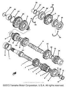 XS1100G Трансмиссия
