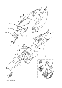 YQ50 Боковые обтекатели