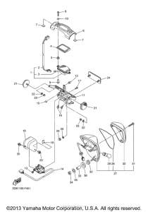 XVS1300A Фонарь