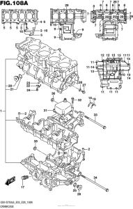 GSX-S750 (ABS) Картер двигателя