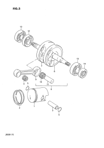 JR50 Вал коленчатый