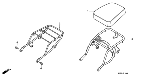 TL125 Багажник