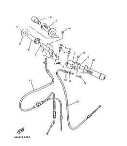 TZR125 Manillar-cables