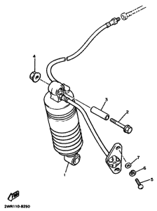 XVZ13DA Задняя подвеска