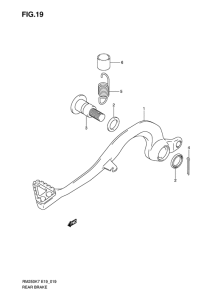 RM250 Передний суппорт