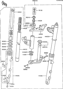 EX305 Front fork(1 / 2)