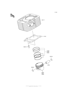  Цилиндр и поршни