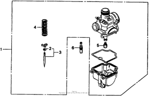 CR60R Carburetor kit