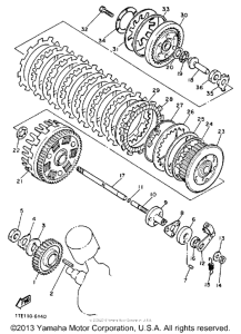 XV1100EC Сцепление