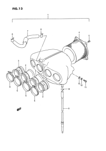 GSX1100 Воздухоочиститель