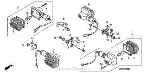 XR650L Front & rear turn signal