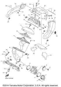 WR250F Впускная система