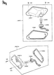 ZN1300 Front turn signals