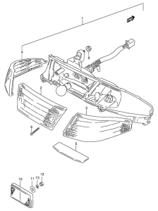 AG100 Задний комбинированный сигнал