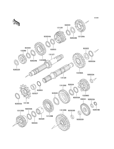 KLX250 Трансмиссия