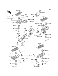ZG1000 Подножки