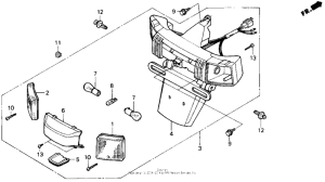 SE50 Задний фонарь
