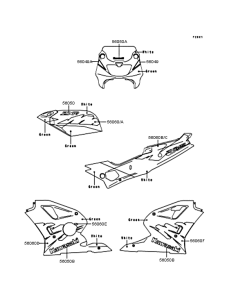 ZX400 Наклейки