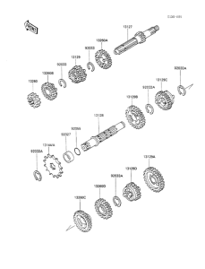 KX100 Трансмиссия