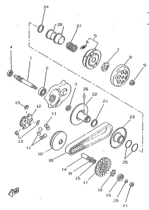 CW50RSX Сцепление