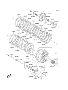 LV1000 Сцепление