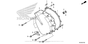 GL1800 Кожух сцепления
