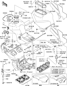 ZX1200 Fuel tank(1 / 2)