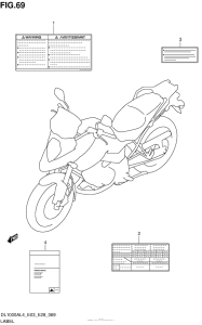 DL1000 (ABS) Label (Dl1000Al4 E28)