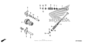 CHF50 Распределительный вал и клапана