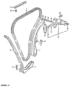 GS550 Держатель направляющей