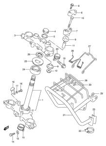 DF200 Траверса нижняя