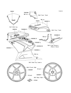 EX250 Наклейки