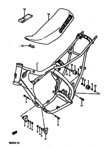 RM250 Frame-seat