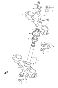 DR350 Траверса нижняя