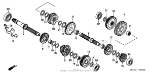 VT1100C Трансмиссия