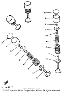 XT350A Клапана