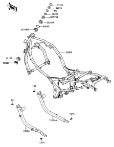 ZX600 Frame comp