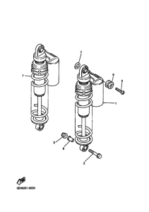 XJR1300SP Задняя подвеска