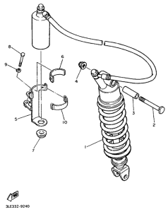FZR1000 Задняя подвеска