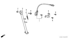 CRM75R Подножка