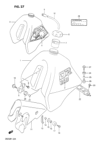 DR250 Tank fuel