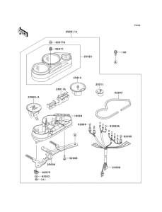 ZX600 Приборы