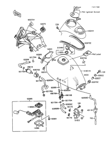 VN1500 Fuel tank(1 / 3)(vn1500-c4)