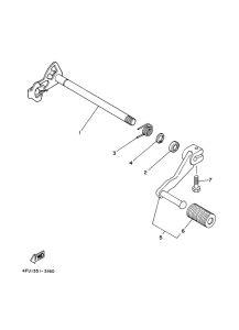 TDR125 Переключение скоростей