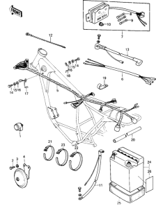 KZ250 Электрика